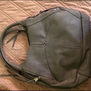 Steve Madden grey handbag matching grey sunglasses half of with  purchase